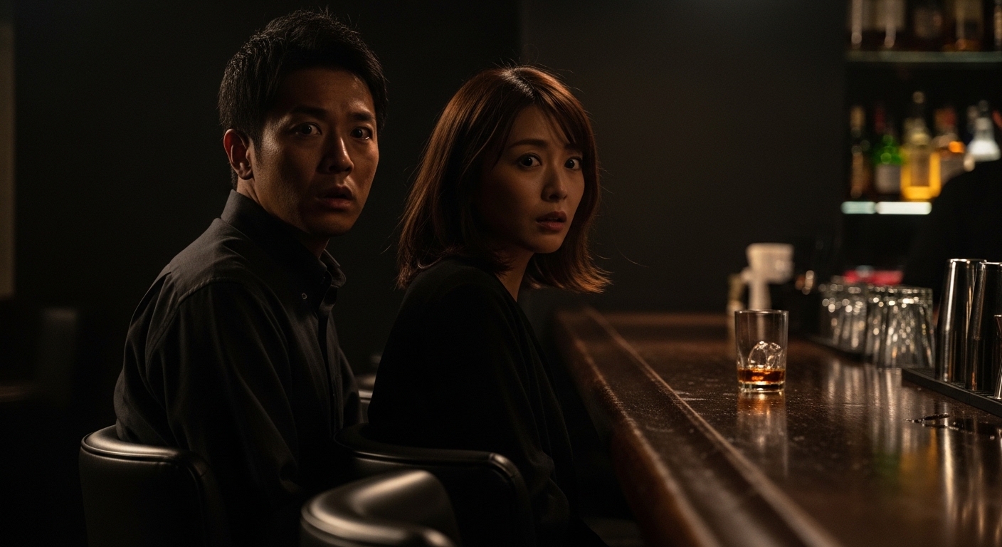 客席側から見た Magic Bar ENCORE のステージ。小さな舞台と暗い空間が広がる写真